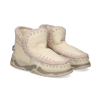 Mou Botines Planos Mujer - Blanco Talla 39