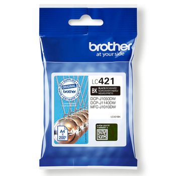 Brother LC421BK Black Original Standard Capacity Ink Cartridge