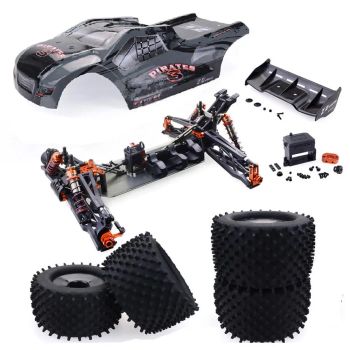 ZD Racing 9021 V3 1/8 4WD 80km/h Juego de chasis de automóvil RC sin partes electrónicas