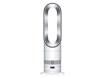 Ventilador sin aspas - Dyson Hot+Cool™ HF1, y calefactor, Precalentamiento remoto, 2250 W, 10 Velocidades, Blanco/ Plata