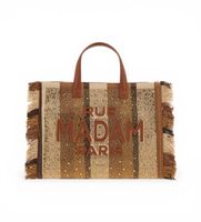 rue madam paris para mujer 1528 bolso casablanca tote marron osfa casual poliuretano