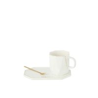 taza con cuchara de ceramica blanca 1781228 cm