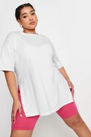yours camiseta amplia de algodon blanca mujer curvy y tallas grandes yours