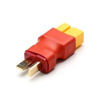 adaptador de conector amass xt60 female to t plug male para modelos de rc