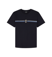 ax armani exchange para hombre xm002522af10334ub101 camiseta basic marino l casual algodon manga corta