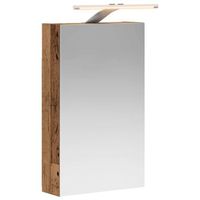 armario con espejo de bano  mueble de bano madera vieja 30 x 105 x 50 cm