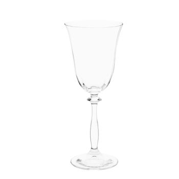 Copa de vidrio transparente