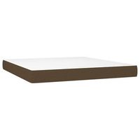 colchon matrimonial  colchon de cama  colchao de muelles ensacados de tela marron oscuro 140x200x20cm