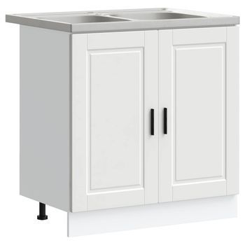 Mueble Bajo Para Fregadero Porto 2 Piezas Madera Contrachapada