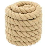 cuerda para barco 3 mm 25 m natural vidaxl