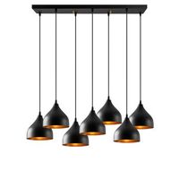 lampara de techo tattoo-6221 negro metal 88x40x114 cm