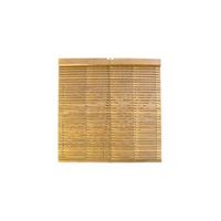 jardin202 - persiana de madera alicantina con polea metalica - estor enrollable para ventanas puertas salon  80 x 100 cm natural barnizada  80 x 100 cm natural barnizadajardin202