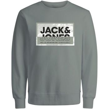 Jack & Jones Jersey 12257441 JCOLOGAN SS24 PRINT SWEAT CREW NECK MNI AGAVE GREEN para niño