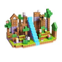 bloques magneticos de construccion para ninos r set de 123 piezas aventura en el bosque medieval con casas animales caballeros y princesas r juguete educativo stem montessori r juguetes magneticos