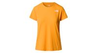 camiseta de manga corta para mujer the north face lightning alpine naranja
