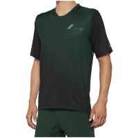 100 celium mtb jersey - l - forest greenblack