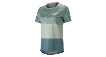 Maillot de manga corta para mujer alpinestars stella alps 8 0 azul petroleo