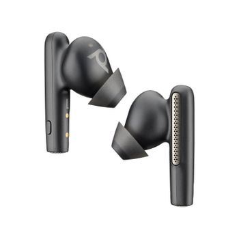 Auricular Poly Voyager Free 60 UC M Negro True Wireless ANC Bluetooth USB-C + Estuche carga