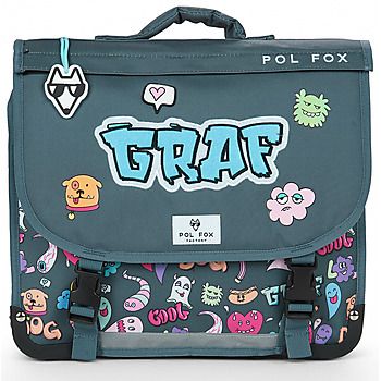 Pol Fox Cartera CARTABLE 38 CM STREET ART para niño