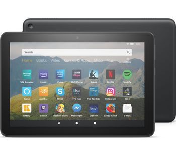 AMAZON Fire HD 8 Tablet (2020) - 64 GB, Black, Black