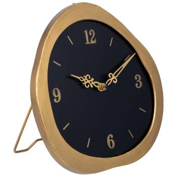 Reloj de mesa de metal 27x02x27h cm