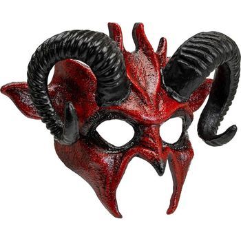 Máscara De Diablo Comedia Del Arte
