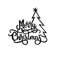 decoracion pared de metal xmasblack-8 negro 62x60 cm