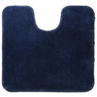 alfombra para contorno de lavabo angora azul 55x60 cm sealskin