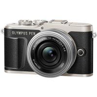 olympus pen e-pl9 mirrorless camera with mzuiko digital ed 14-42 mm f35-56 ez lens - black black
