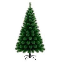 arbol de navidad mugo pvc y pe super verde soporte de metal 180 cm