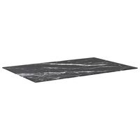 tablero mesa  tablero escritorio diseno marmol vidrio templado negro 100x62 cm 8 mm