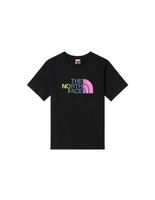 camiseta the north face easy girl black multicolor
