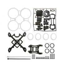 ack80 pollo atacante kit de marco de 80mm 225 pulgadas para pavo pico mobula7 rc tiny whoop quadricoptero drones de car