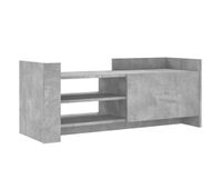 mueble para tv - mueble tv - mesa de tv contrachapada gris hormigon 100x35x40 cm