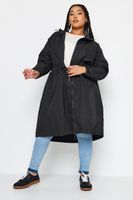 yours parka ligera impermeable negra mujer curvy y tallas grandes yours