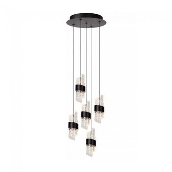 Lámpara colgante led kligande (5x8w)