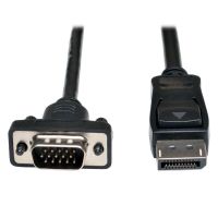 cable adaptador displayport a vga tripp lite p581-006-vga-v2 18 m negro
