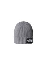 gorro the north face tnf logo box cuffed tnf medium gris hombre