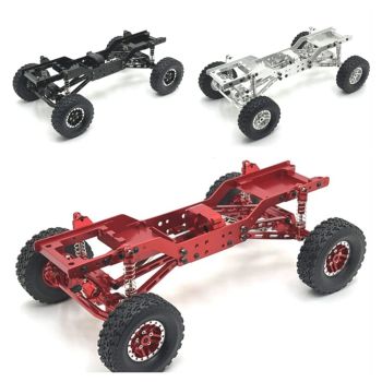 Eje de puerta delantera y trasera de marco de metal mejorado para MNRC MN78 1/12 coches de RC, modelos, piezas de repues