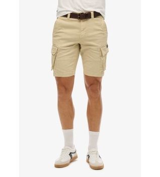Superdry para hombre. M7110433A Pantalón corto Core beige (28), Casual, Algodón
