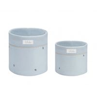 cesta de guarderia set de 2 uds - 22cm y 18cm stripy friends