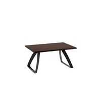 bridge - mesa fija 160 x 90 cm en chapa de roble negro