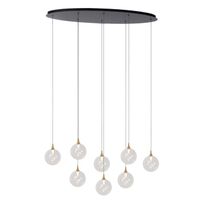lampara de techo led gisela 8x39w