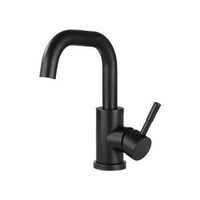 grifo extraible para fregadero de acero inoxidable black
