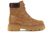 botines de ante con cordones tan 38