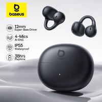 baseus bc1 auriculares con clip para la oreja auriculares inalambricos de oreja abierta bluetooth 60 auriculares deportivos con clip 4 microfonos super bass ip55 auriculares
