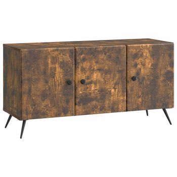 Mueble De Tv Roble Ahumado 99 X 34,5 X 50 Cm Vidaxl