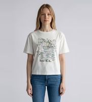 weekend max mara para mujer 2625976051650 camiseta sala blanco m casual algodon manga corta