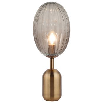 Lámpara De Mesa Lumineca Manict 23x58 Cm Gris