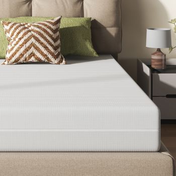 Colchón Ergonómico - Dormitorio - Espuma - Blanco (200x160x16cm)
